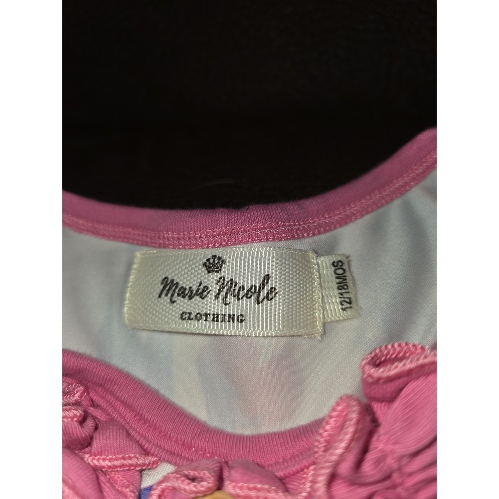 Marie nicole spring floral Easter‎ romper size 12 18 months - Picture 4 of 4